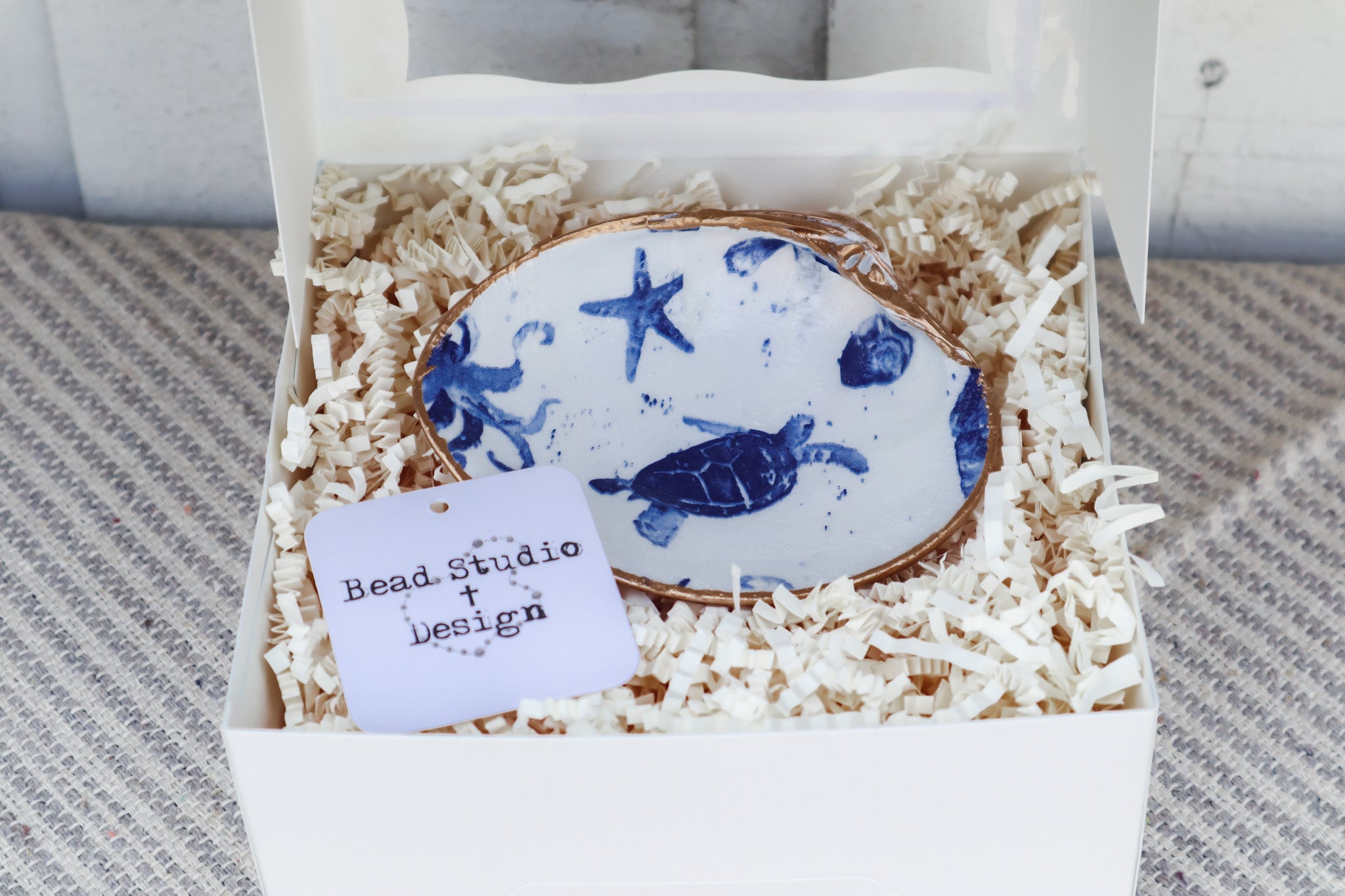 Decoupage Oyster and Clam Shell Ring Dish – Bluffton General Store